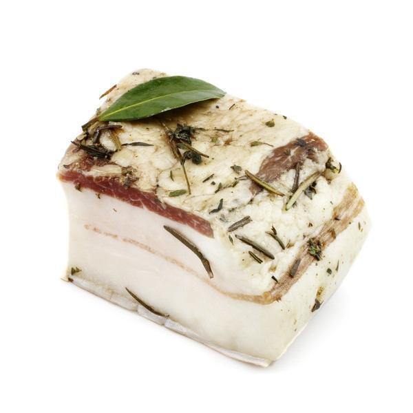 Lardo Toscano speziato stagionato vendita salumi toscani Salumeria