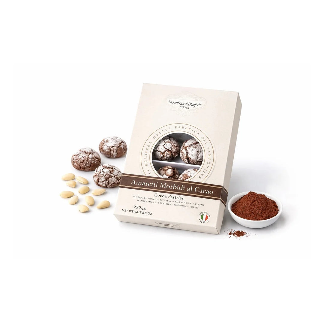 Amaretti Morbidi al Cacao senza glutine — La Fabbrica del Panforte, Siena