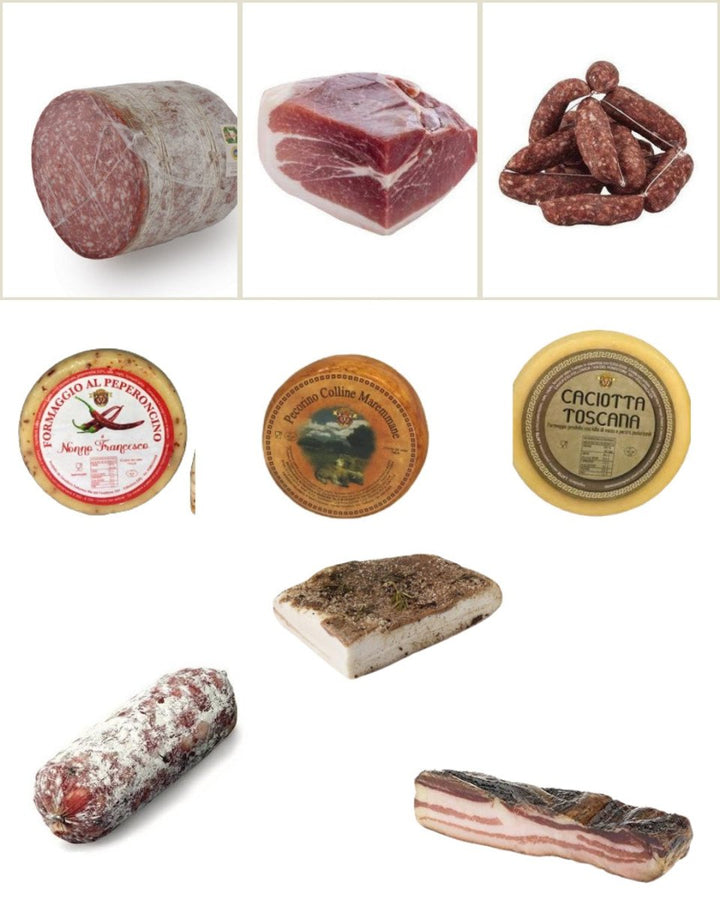 Cesto Regalo Salumi Toscani e Formaggi - Salumeria Toscana