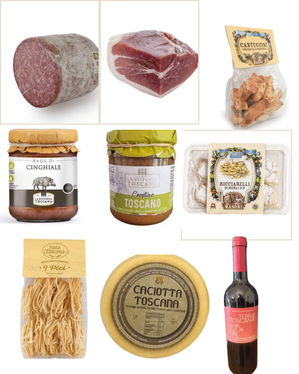 Cesto Regalo Toscano – Specialità di Prato e Siena per un Dono Unico - Salumeria Toscana