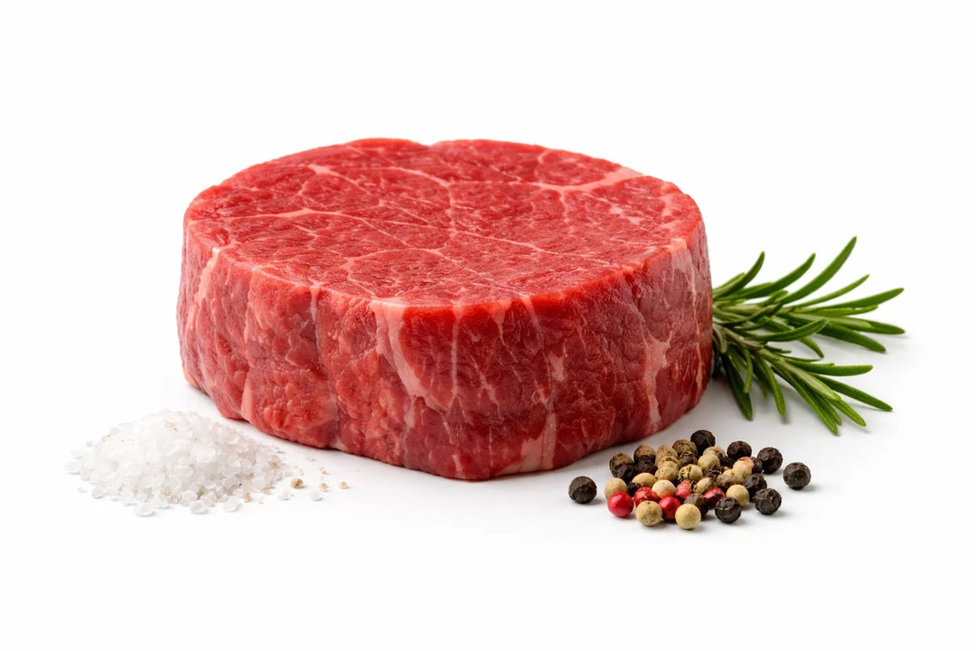 Filetto di Chianina IGP VBAC 250g con sale grosso pepe in grani e rosmarino — Macelleria Toscana