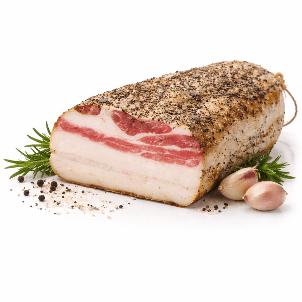 🐖Guanciale di Cinta Senese DOP | Salume Toscano Artigianale - Salumeria Toscana