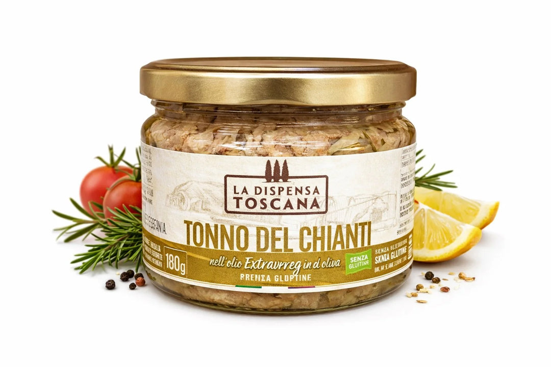 Tonno del Chianti La Dispensa Toscana 180g – Lonza di maiale nell'olio extravergine di oliva, senza glutine