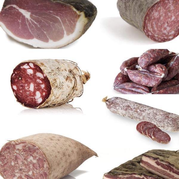 ASSORTIMENTO DI SALUMI ARTIGIANALI TOSCANI, 5.3 kg - Salumeria Toscana ASSORTIMENTO DI SALUMI ARTIGIANALI TOSCANI
