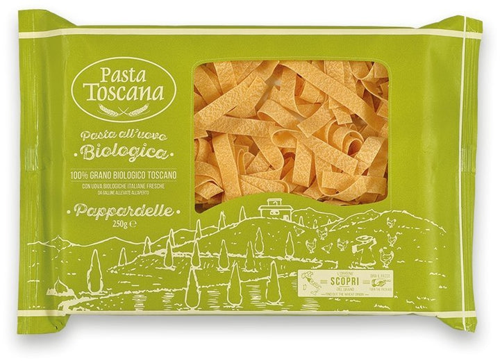 Pappardelle Biologiche Toscane 250 gr - Salumeria Toscana Pappardelle Biologiche Toscane 250 grPasta ToscanaSalumeria Toscana PappardellePappardelle Biologiche Toscane 250 gr