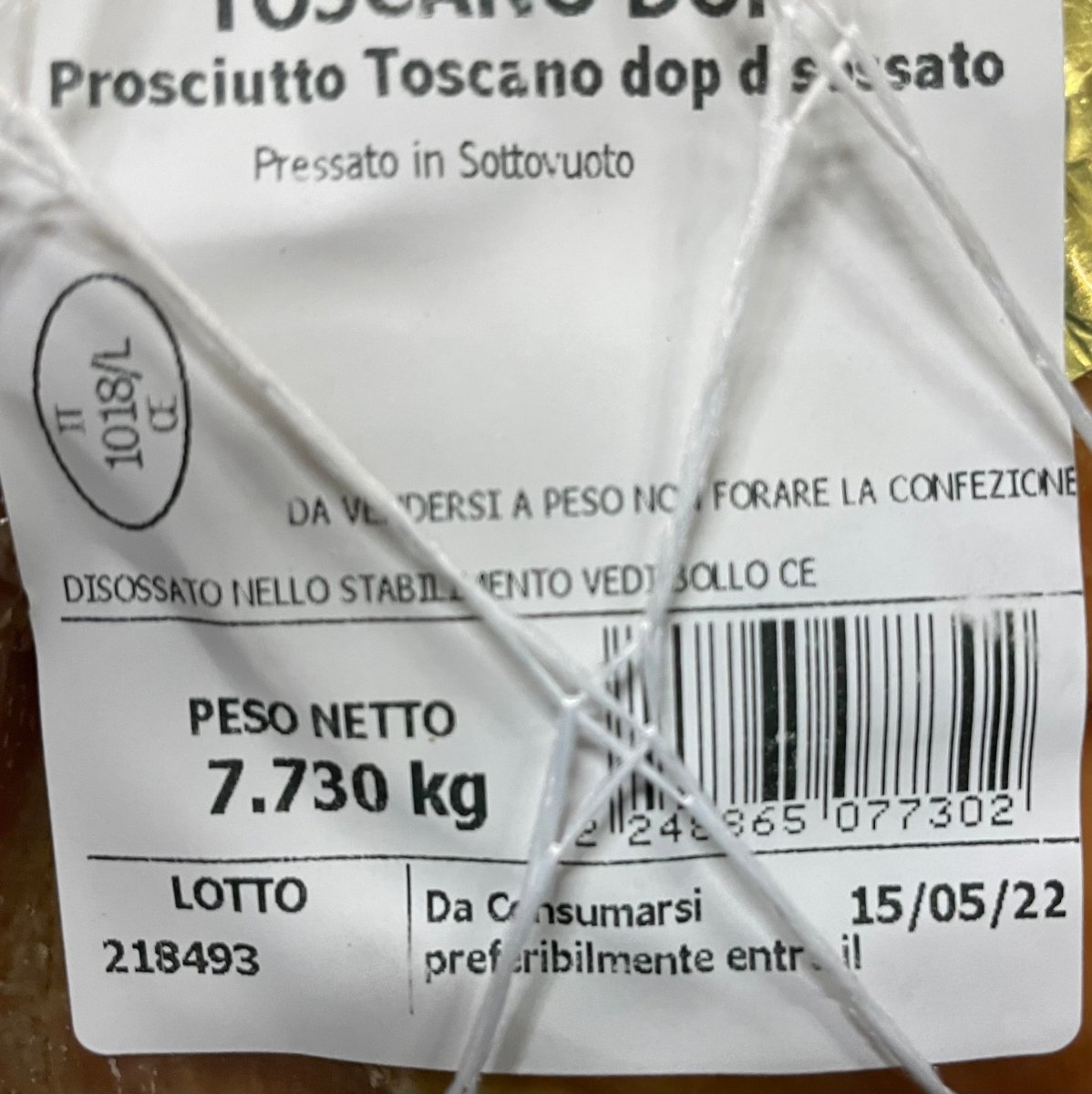 Prosciutto Toscano DOP disossato 8Kg intero - Salumeria ToscanaProsciutto Toscano DOP disossato 8Kg interoSalumeria Toscana Salumeria ToscanaProsciutto toscano disossatoProsciutto Toscano DOP disossato 8Kg intero